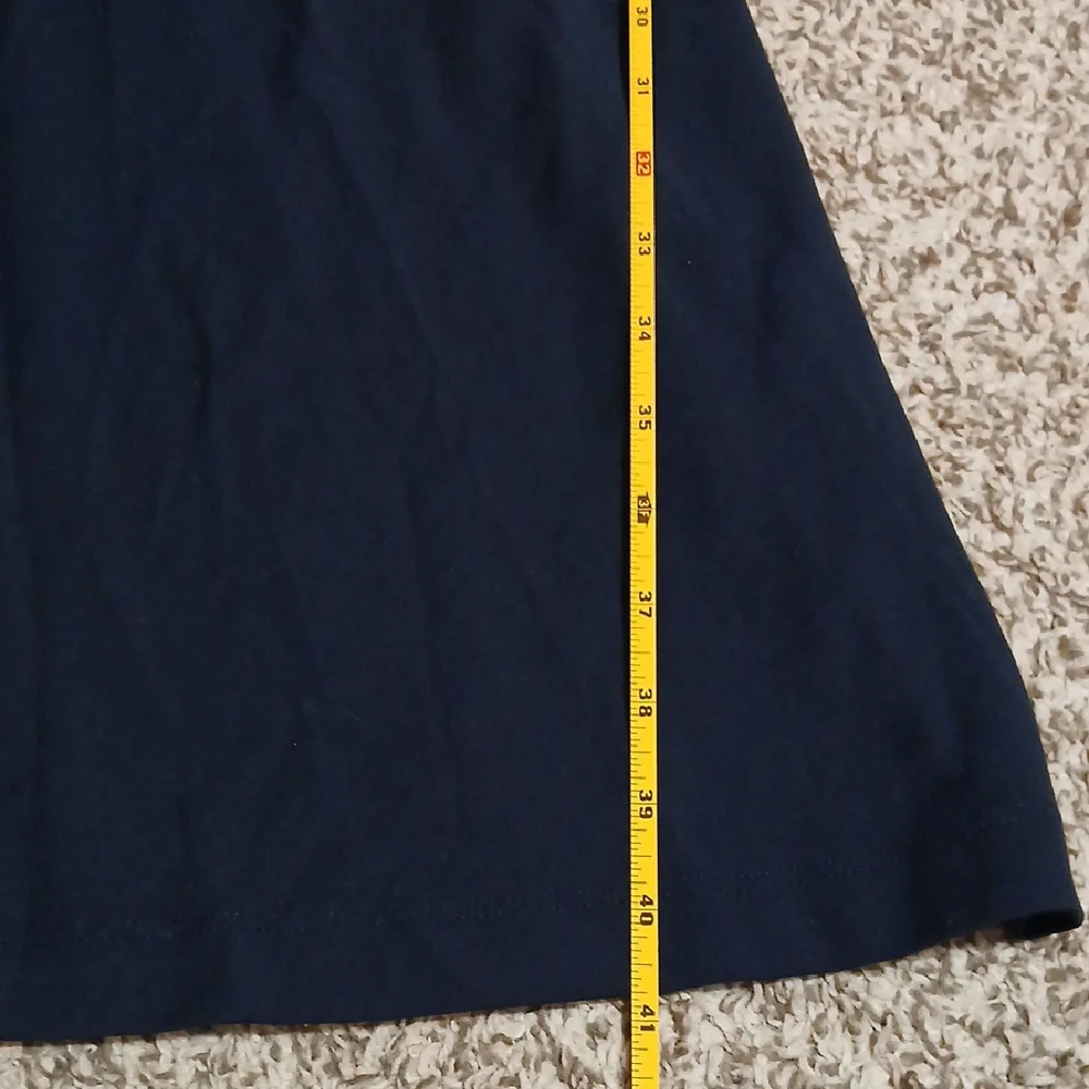 Elegant Navy Sleeveless Dress - Picture 7 of 14